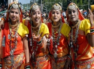 Cultural procession during Jamboo Savari